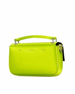Shoulder Bags*Fendi Preloved graphy Mini Shoulder Bag in Lime Leather Green