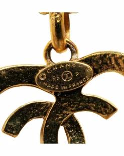 Necklaces*Chanel Preloved Heart Pendant Necklace in Gold