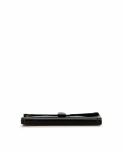 Clutch Bags*Hermes Preloved Herms Kelly Clutch Leather Black