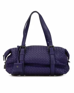 Shoulder Bags*Bottega Veneta Preloved Intrecciato The Pouch Shoulder Bag in Purple
