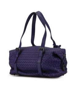 Shoulder Bags*Bottega Veneta Preloved Intrecciato The Pouch Shoulder Bag in Purple