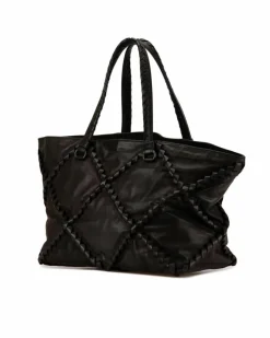 Tote Bags*Bottega Veneta Preloved Intrecciato Woven Leather Tote Bag Brown