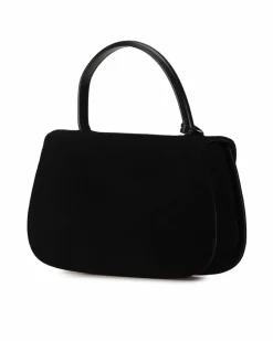 Shoulder Bags*Gucci Preloved Jackie 1961 Suede Shoulder Bag Black