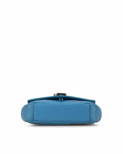 Cross-Body Bags*Saint Laurent Preloved Kate Crossbody Bag in Leather Blue