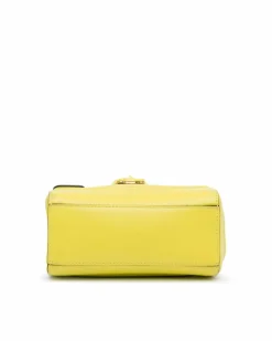 Tote Bags*Versace Preloved La Medusa Mini Leather Tote Bag - Yellow