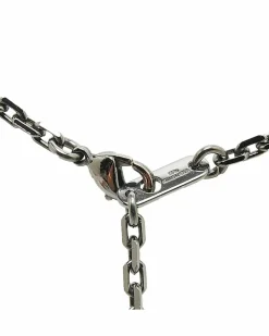 Necklaces*Louis Vuitton Preloved LV x NBA Pendant Necklace Silver