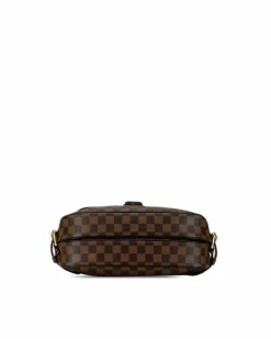 Shoulder Bags*Louis Vuitton Preloved Manhattan GM Damier Ebene Coated Canvas Shoulder Bag Brown