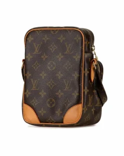 Cross-Body Bags*Louis Vuitton Preloved Marcel Crossbody Bag Brown