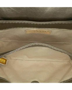 Cross-Body Bags*Chanel Preloved Metallic Quilted Lambskin Crossbody Bag Crossbody Bag - Brown