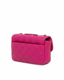 Cross-Body Bags*Chanel Preloved Mini Quilted Lambskin Leather Crossbody Bag Authentic Pink