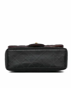 Cross-Body Bags*Chanel Preloved Mini Rectangular Felt Crossbody Bag with Charms Flap Black