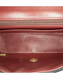 Cross-Body Bags*Chanel Preloved Mini Rectangular Felt Crossbody Bag with Charms Flap Black