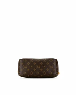 Shoulder Bags*Louis Vuitton Preloved Monogram Canvas Pochette Shoulder Bag Brown