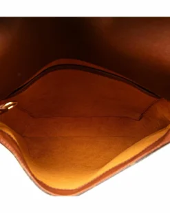 Shoulder Bags*Louis Vuitton Preloved Monogram Canvas Shoulder Bag with Adjustable Strap and Brown
