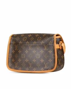 Cross-Body Bags*Louis Vuitton Preloved Monogram Canvas Crossbody Bag with Adjustable Strap and Brown