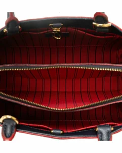 Shoulder Bags*Louis Vuitton Preloved Monogram Empreinte Montaigne BB with Rolled Leather Handles Blue