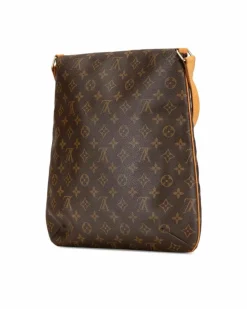 Shoulder Bags*Louis Vuitton Preloved Monogram Musette Salsa Shoulder Bag with Vachetta Leather Brown