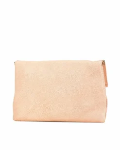 Clutch Bags*Balenciaga Preloved Motocross Metallic Edge Envelope Clutch With Strap Pink
