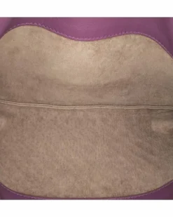 Shoulder Bags*Bottega Veneta Preloved Nappa Intrecciato Woven Leather Shoulder Bag with Chain Purple