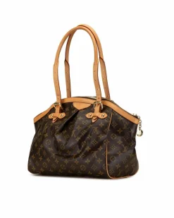 Shoulder Bags*Louis Vuitton Preloved Papillon 30 Monogram Canvas Shoulder Bag Brown