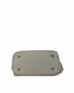 Shoulder Bags*Fendi Preloved Peekaboo ISeeU Leather Shoulder Bag Gray Grey