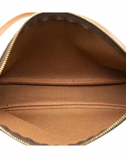 Shoulder Bags*Louis Vuitton Preloved Pochette Accessoires Monogram Coated Canvas Shoulder Bag Brown