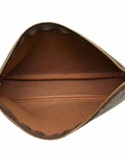 Shoulder Bags*Louis Vuitton Preloved Pochette Accessoires Monogram Canvas Shoulder Bag Brown