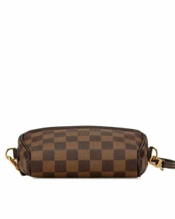 Cross-Body Bags*Louis Vuitton Preloved Pochette Accessoires Damier Canvas Crossbody Bag Brown