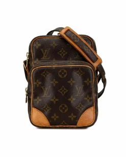 Cross-Body Bags*Louis Vuitton Preloved Pochette Accessoires Crossbody Bag Brown