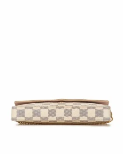 Cross-Body Bags*Louis Vuitton Preloved Pochette Metis Crossbody Bag Damier Azur White