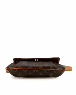 Shoulder Bags*Louis Vuitton Preloved Pochette Monogram Shoulder Bag Brown