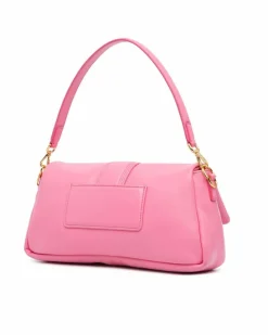 Shoulder Bags*Jacquemus Preloved Puffed Lambskin Leather Satchel with Detachable Handle and Pink