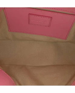Shoulder Bags*Jacquemus Preloved Puffed Lambskin Leather Satchel with Detachable Handle and Pink