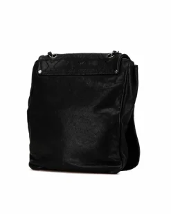 Cross-Body Bags*Chanel Preloved Quilted Calfskin Double Stitch Crossbody with Leather Woven Black