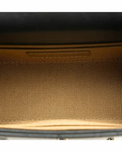 Clutch Bags*Chanel Preloved Quilted Goatskin Leather Clutch with Faux Pearl Detail and Black