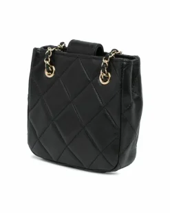 Clutch Bags*Chanel Preloved Quilted Lambskin Crossbody Tiny Shopping Clutch with Chain Black
