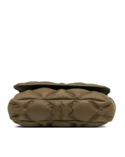 Shoulder Bags*Chanel Preloved Quilted Leather Flap Shoulder Bag with Chain Straps Brown