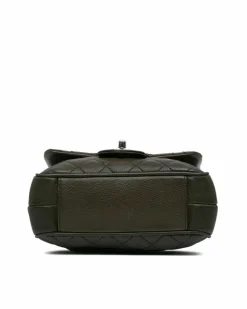Cross-Body Bags*Chanel Preloved Quilted Leather Crossbody Bag with Chain Strap and CC Turn Brown