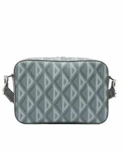 Cross-Body Bags*Dior Preloved Saddle Crossbody Bag in Gray Oblique Canvas Grey