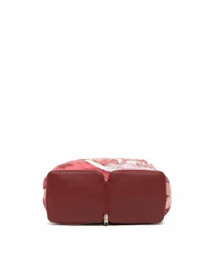 Tote Bags*Hermes Preloved Silky Pop Tote with Leather Casing and Zip Closure Red