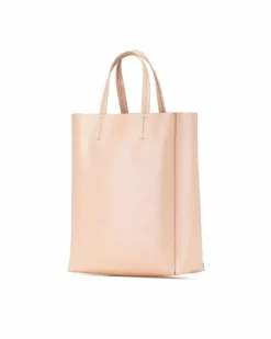 Tote Bags*Celine Preloved Small 16 Beige Calfskin Leather Tote Bag Pink