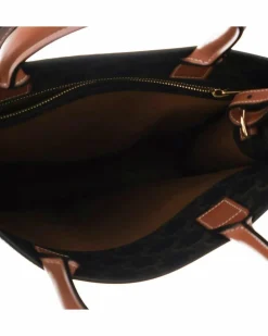 Tote Bags*Celine Preloved Small Vertical Tote with Detachable Strap and Interior Zip Black