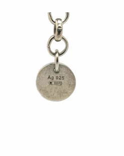 Necklaces*Gucci Preloved Sterling G Pendant Necklace with Spring Ring Closure Silver