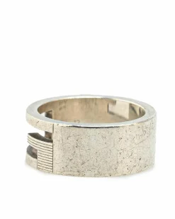 Rings*Gucci Preloved Sterling G Cutout Ring Silver