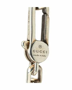 Necklaces*Gucci Preloved Sterling Interlocking G Pendant Necklace Silver
