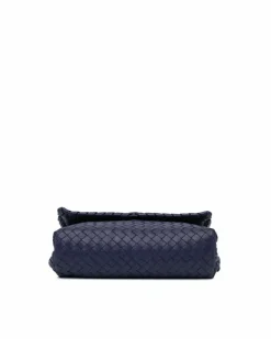 Shoulder Bags*Bottega Veneta Preloved The Pouch Shoulder Bag in Blue