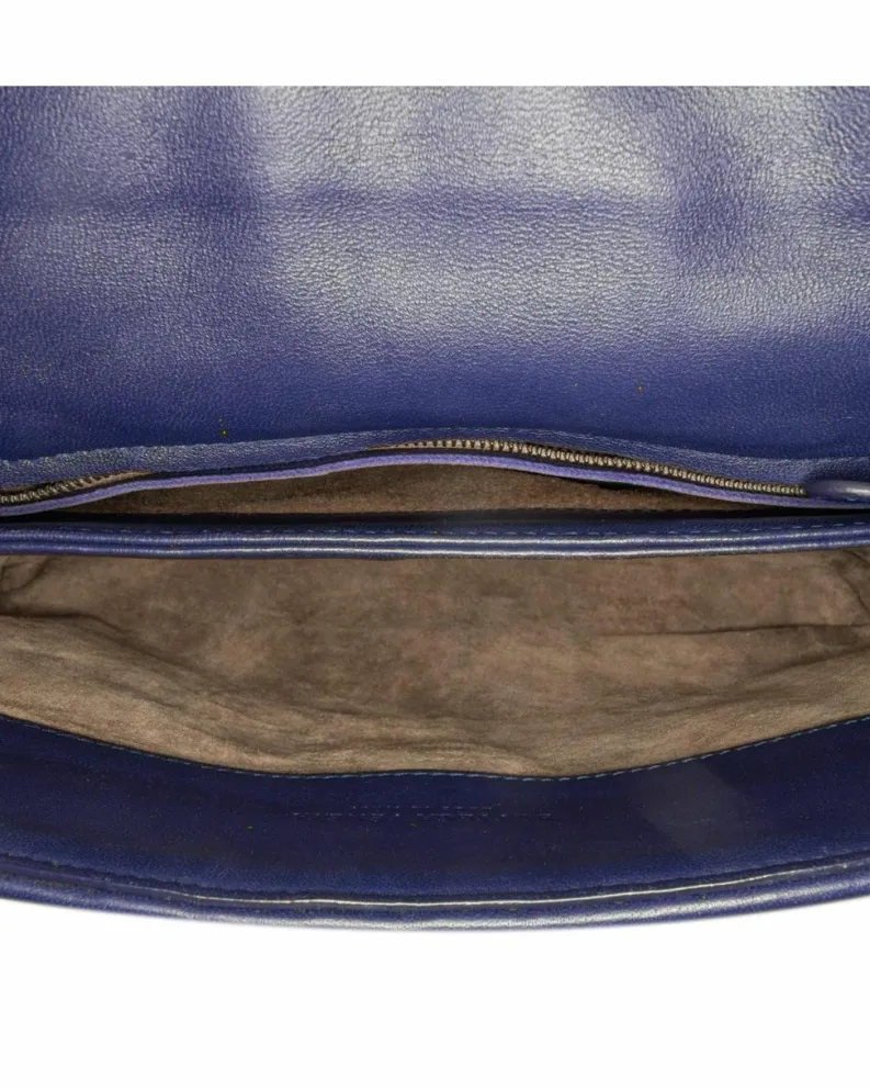 Shoulder Bags*Bottega Veneta Preloved The Pouch Shoulder Bag in Blue