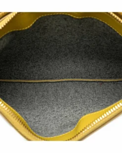 Cross-Body Bags*Celine Preloved Trio Crossbody Bag in Yellow