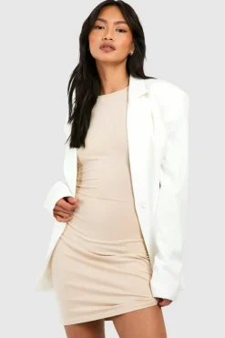 Bodycon Dresses*boohoo Premium Super Soft Short Sleeve Bodycon Mini Dress stone