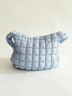 Cross-Body Bags*SVNX Quilted Holdall Bag In Baby Blue